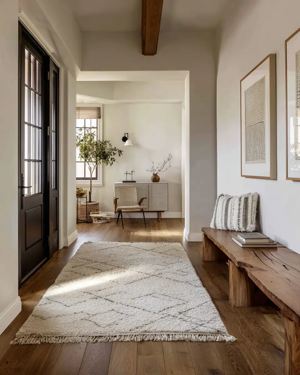 Narrow Contemporary Entryway Decor Ideas