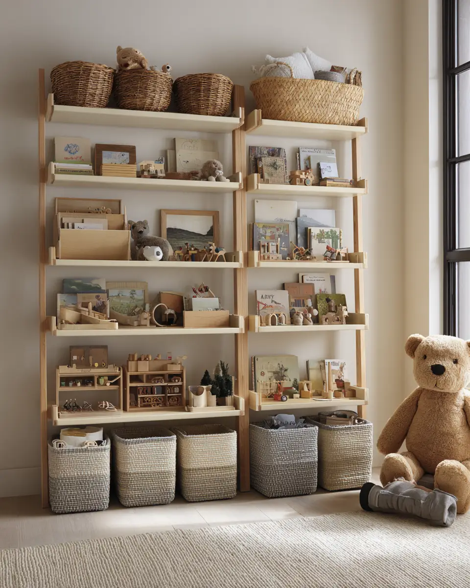 Narrow Contemporary Nursery Decor Ideas