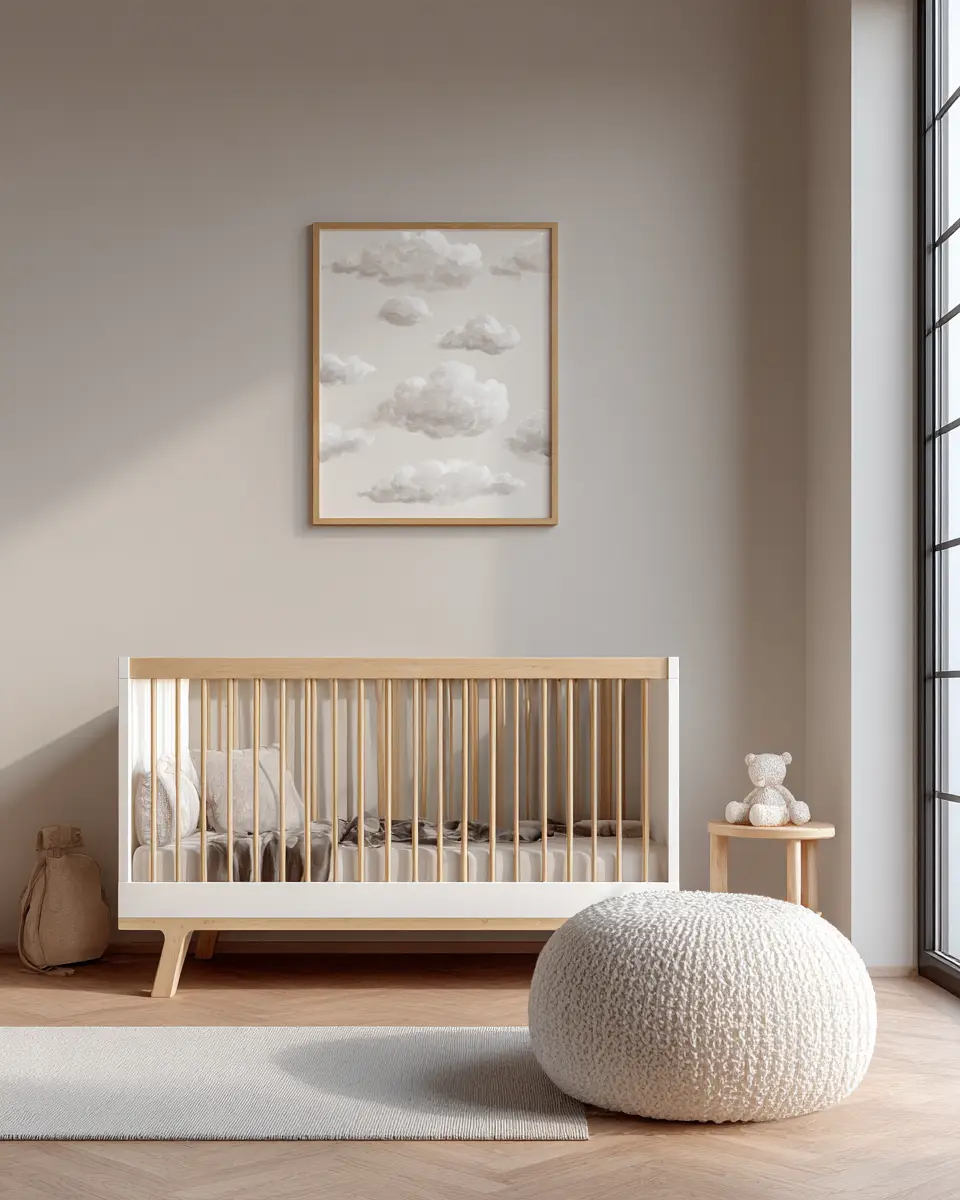 Narrow Contemporary Nursery Decor Ideas