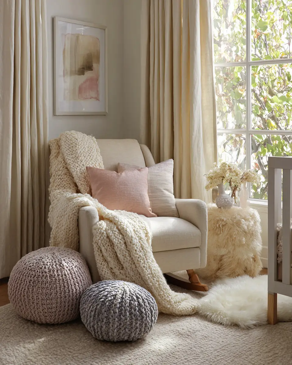 Narrow Contemporary Nursery Decor Ideas