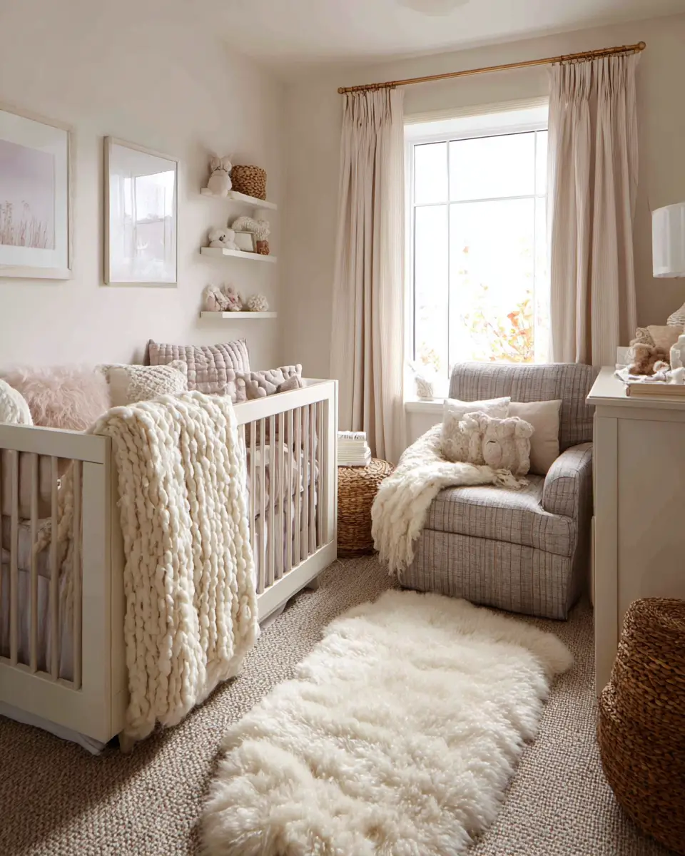 Narrow Contemporary Nursery Decor Ideas