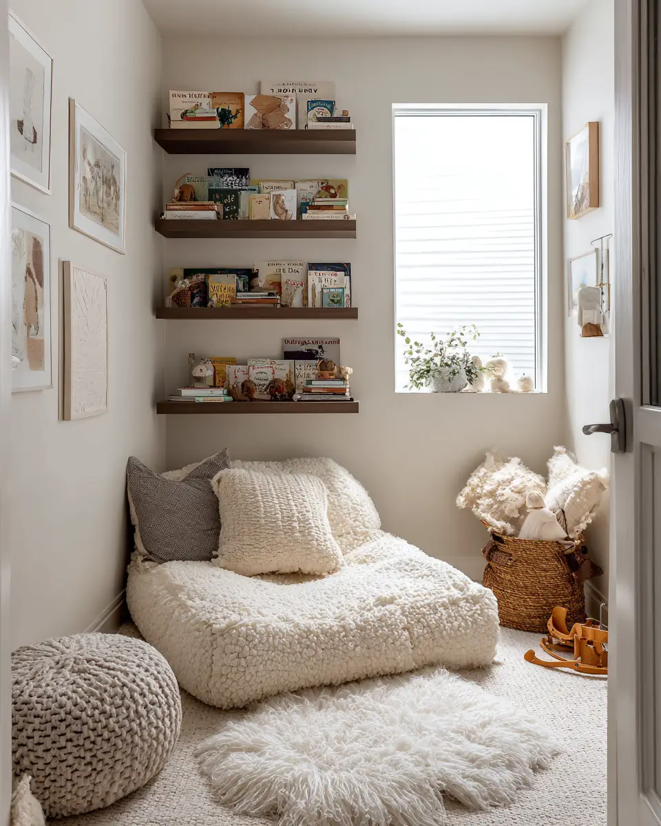 Narrow Contemporary Nursery Decor Ideas