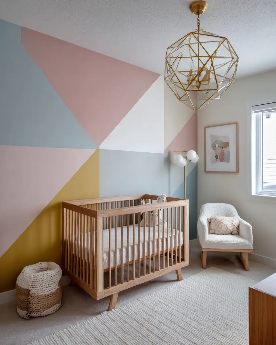 Narrow Contemporary Nursery Decor Ideas