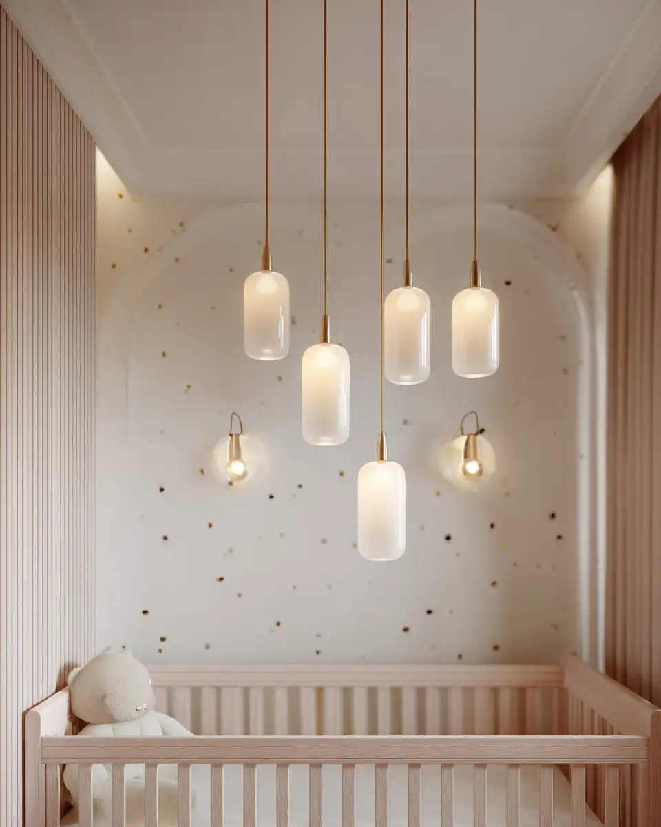 Narrow Contemporary Nursery Decor Ideas