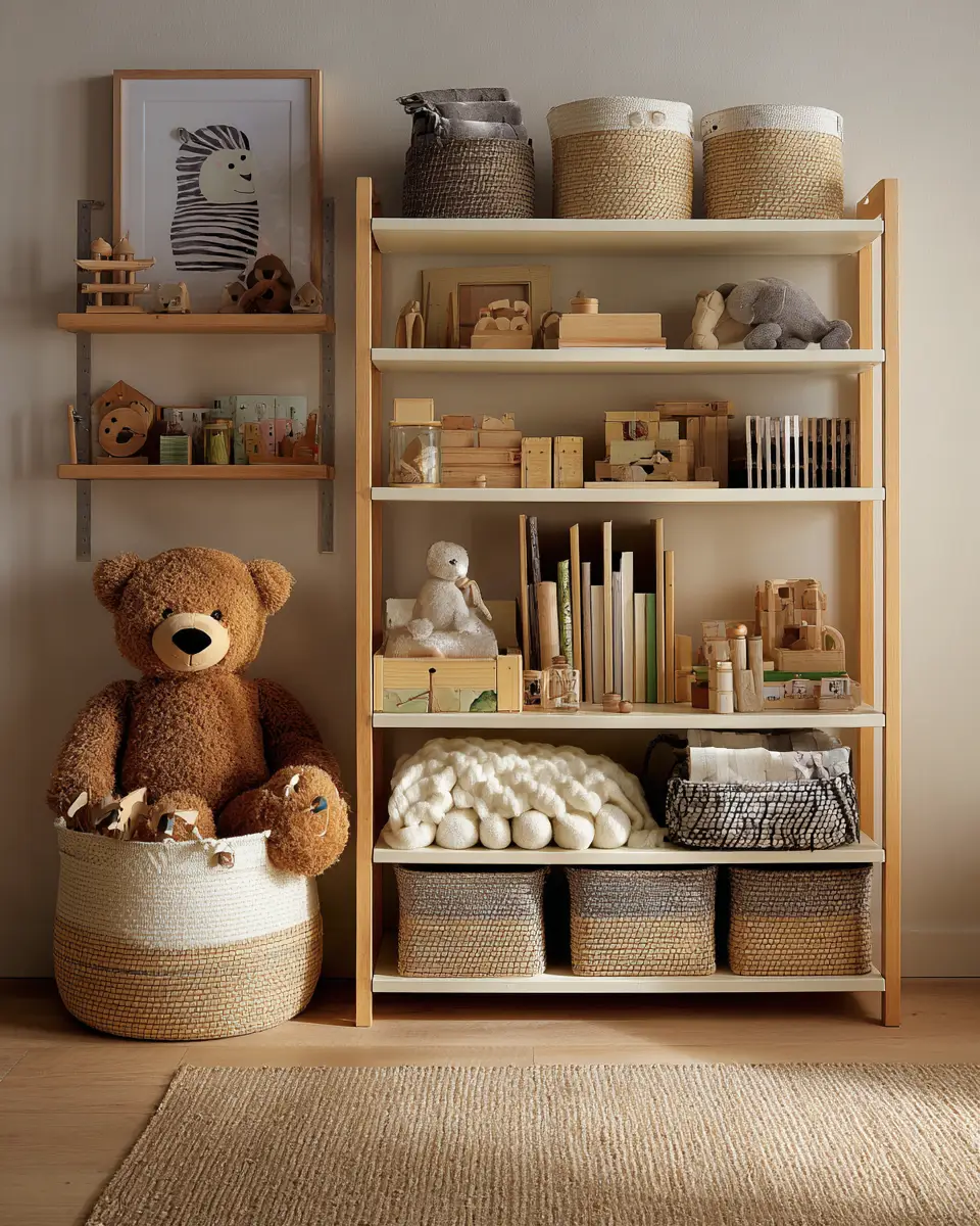 Narrow Contemporary Nursery Decor Ideas