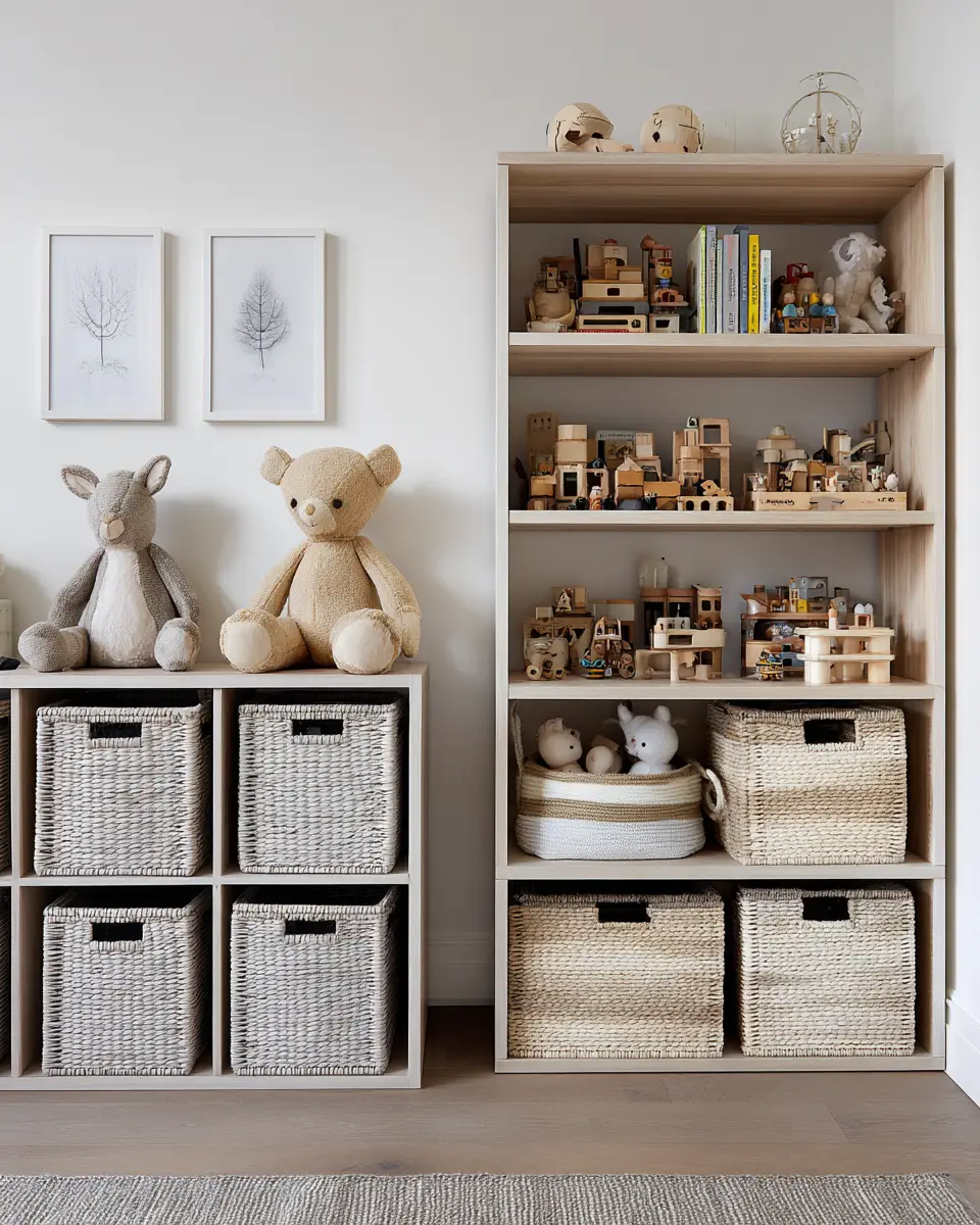 Narrow Contemporary Nursery Decor Ideas