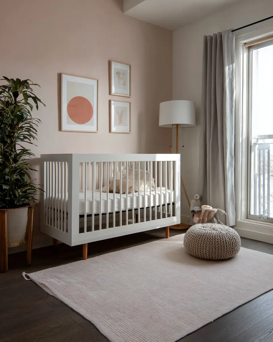 Narrow Contemporary Nursery Decor Ideas