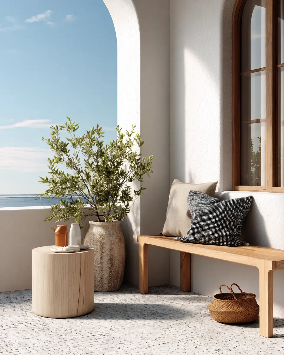 Narrow Contemporary Porch Decor Ideas - Featured