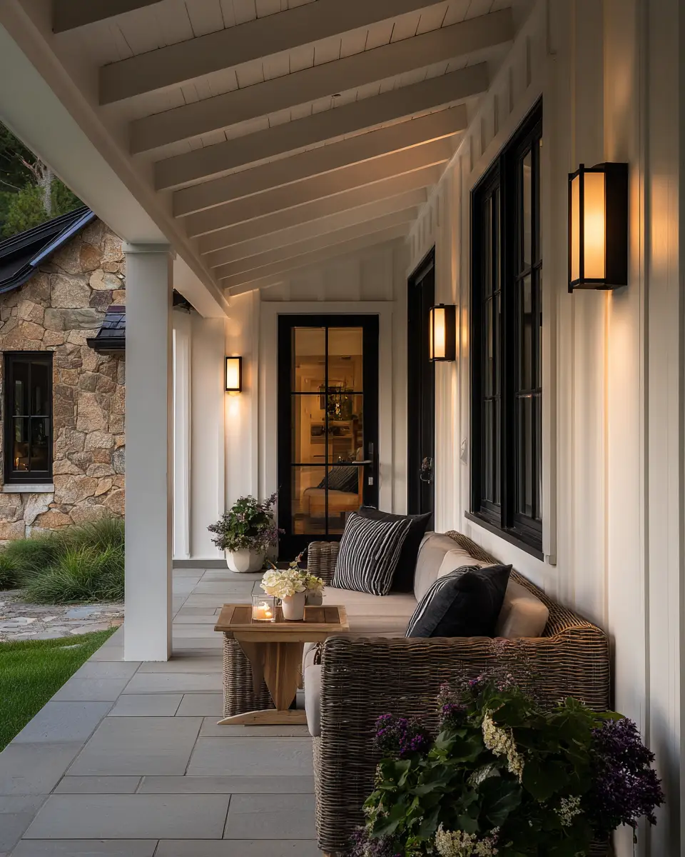Narrow Contemporary Porch Decor Ideas