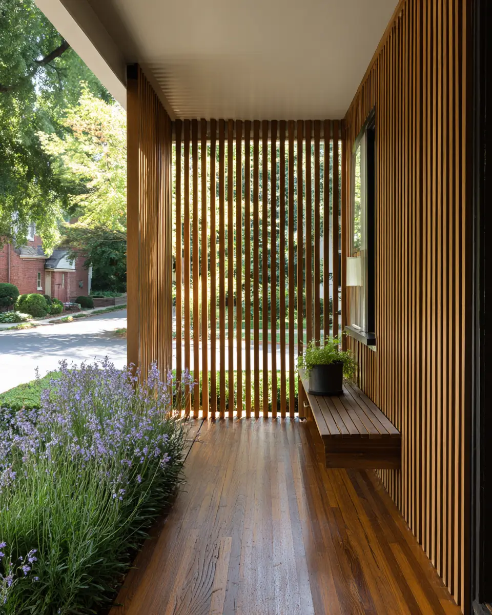 Narrow Contemporary Porch Decor Ideas