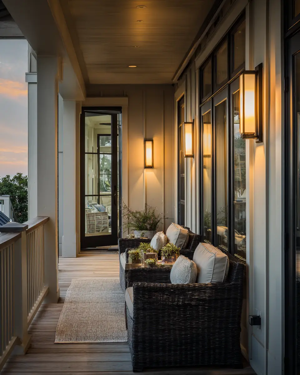 Narrow Contemporary Porch Decor Ideas