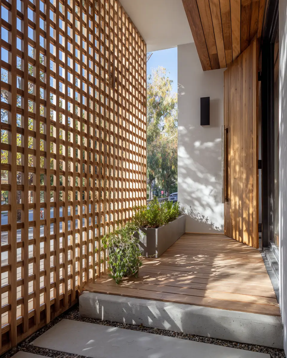 Narrow Contemporary Porch Decor Ideas