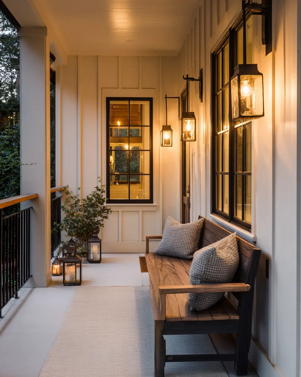 Narrow Contemporary Porch Decor Ideas