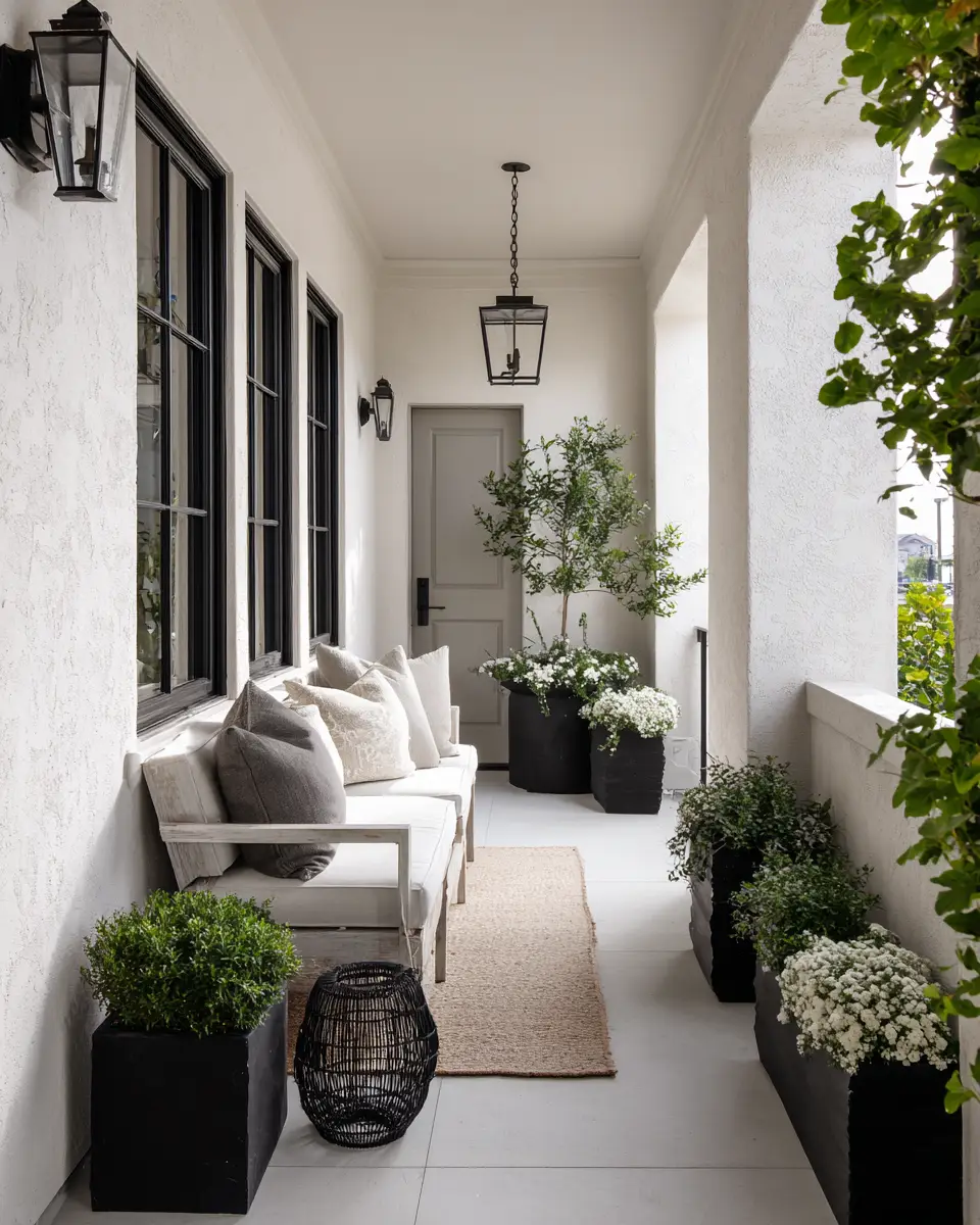 Narrow Contemporary Porch Decor Ideas