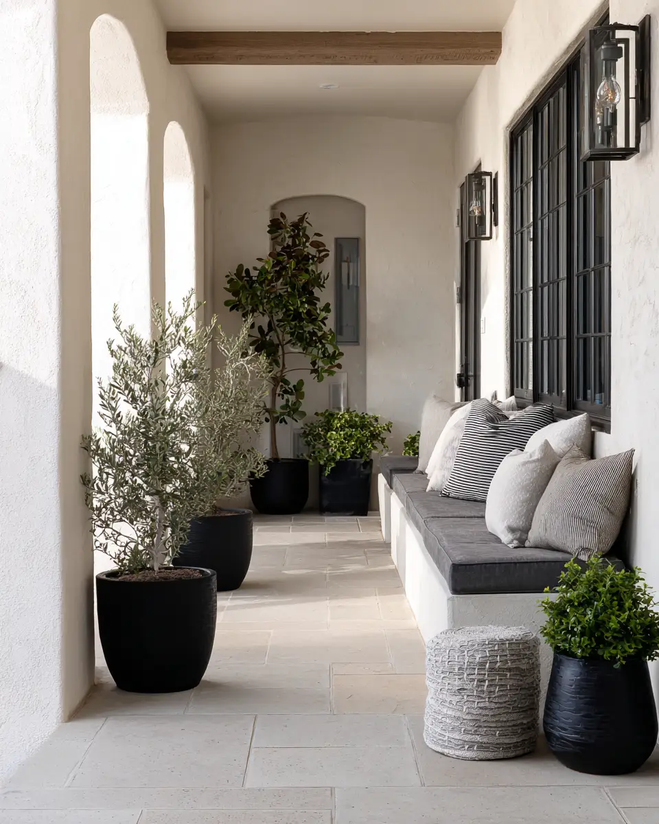 Narrow Contemporary Porch Decor Ideas