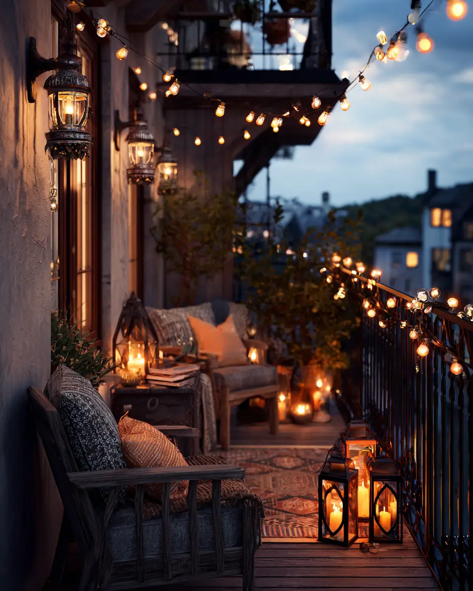 Narrow Farmhouse Balcony Decor Ideas