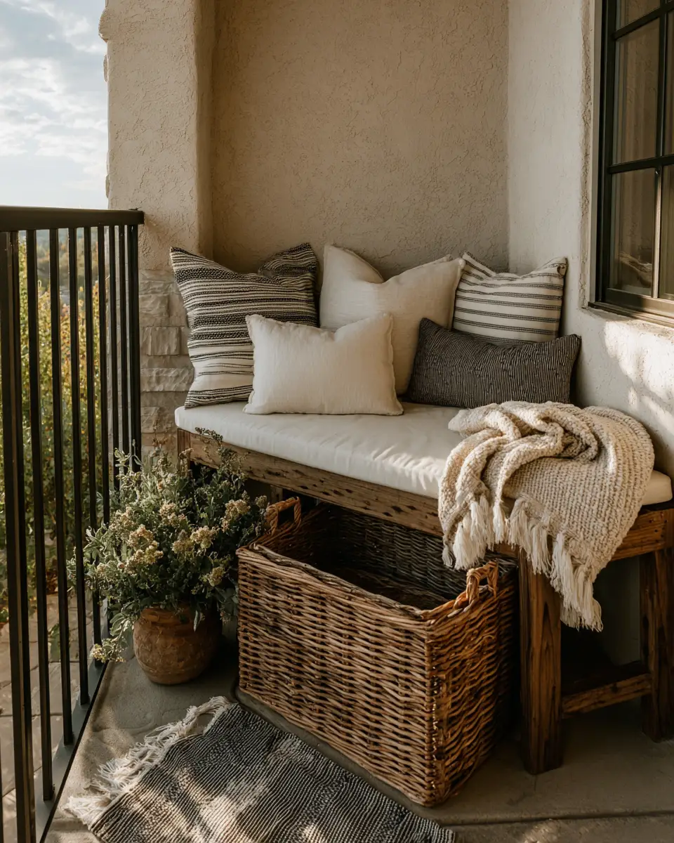 Narrow Farmhouse Balcony Decor Ideas