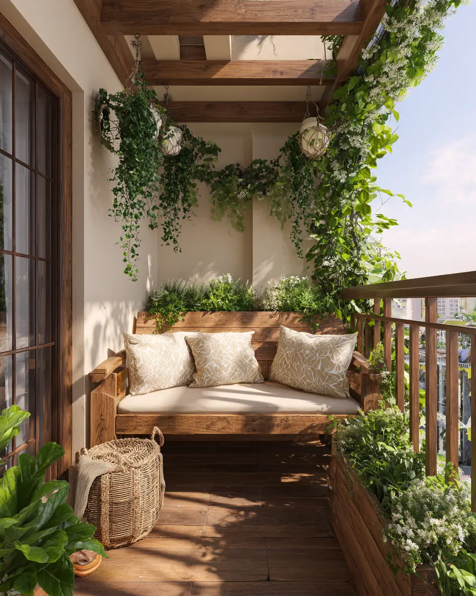 Narrow Farmhouse Balcony Decor Ideas