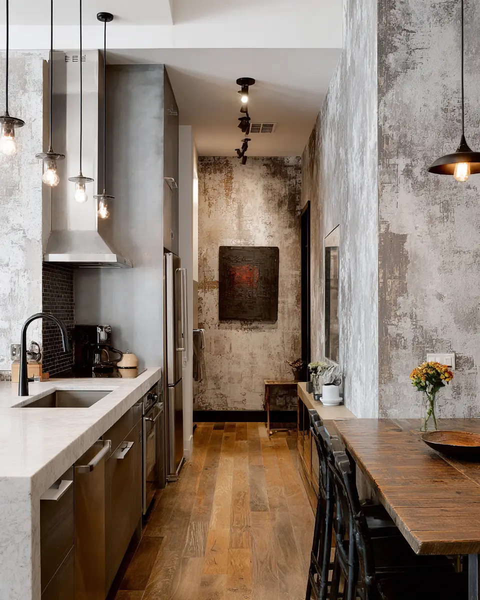 Narrow Kitchen Decor Ideas