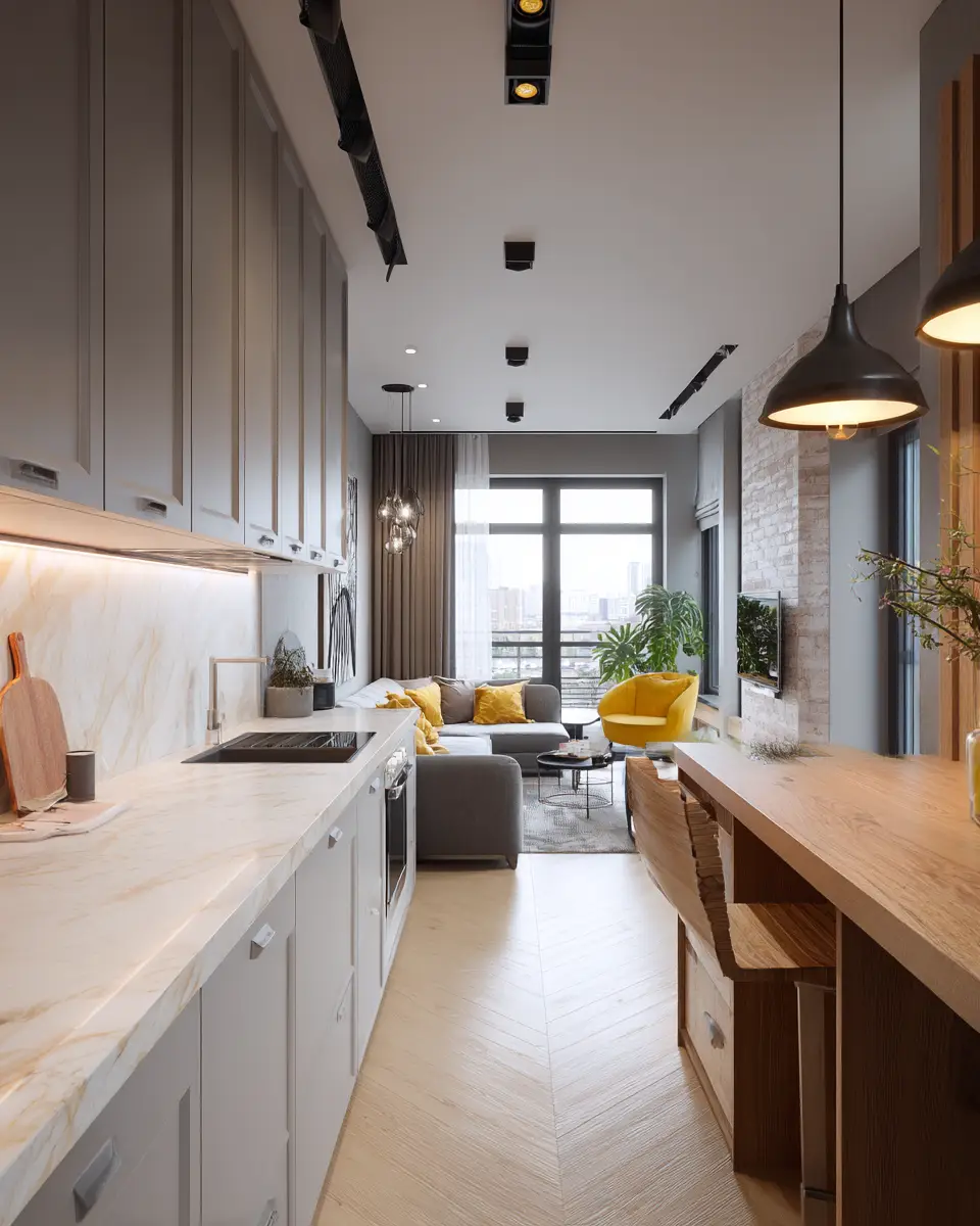 Narrow Kitchen Decor Ideas