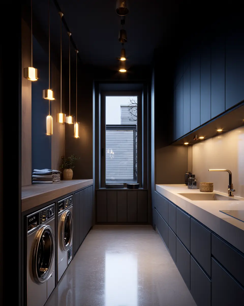 Narrow Laundry Room Decor Ideas