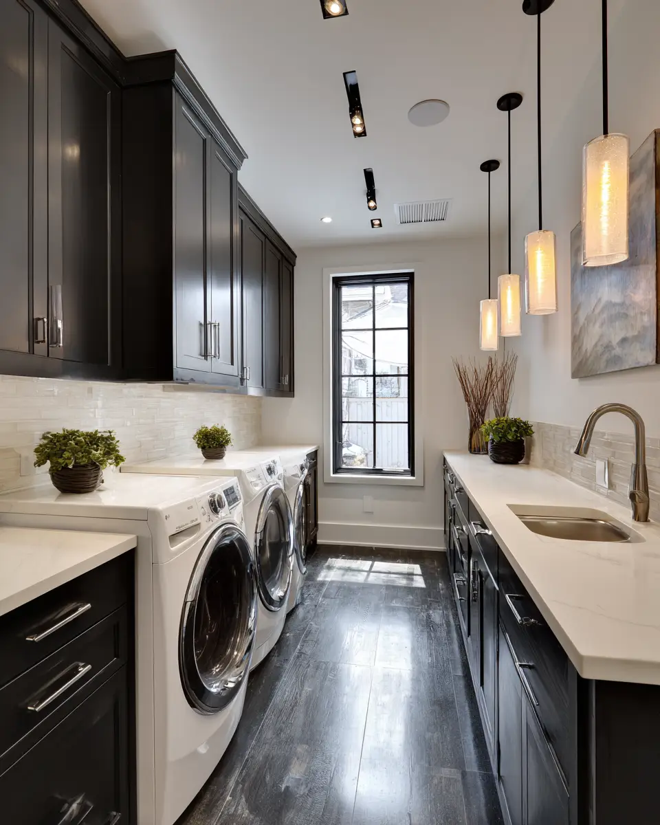 Narrow Laundry Room Decor Ideas