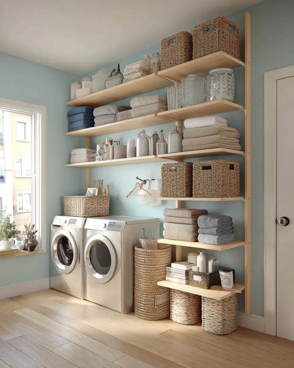 Narrow Laundry Room Decor Ideas