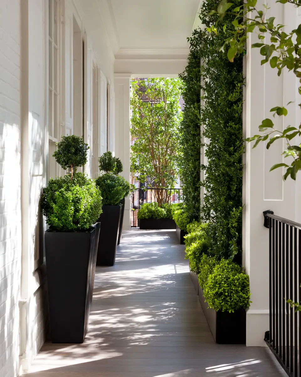 Narrow Modern Porch Decor Ideas - Featured