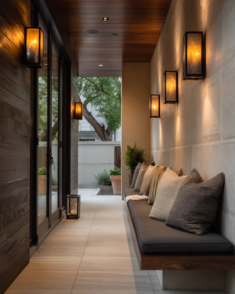 Narrow Modern Porch Decor Ideas