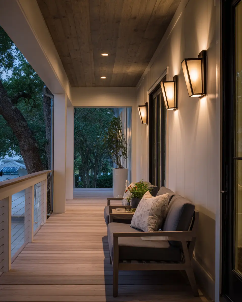 Narrow Modern Porch Decor Ideas