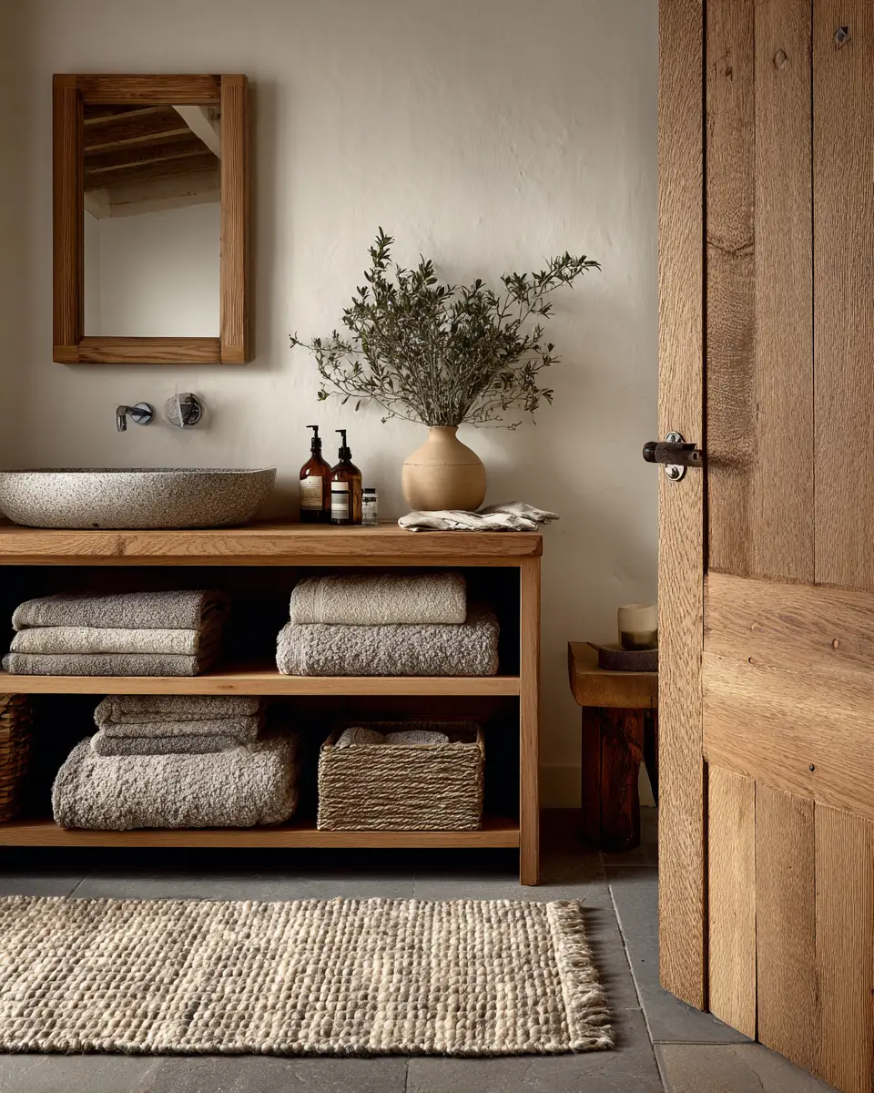 Natural Bathroom Decor Ideas - Featured