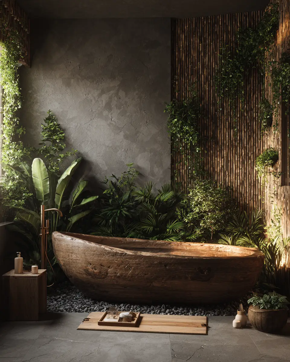 Natural Bathroom Decor Ideas