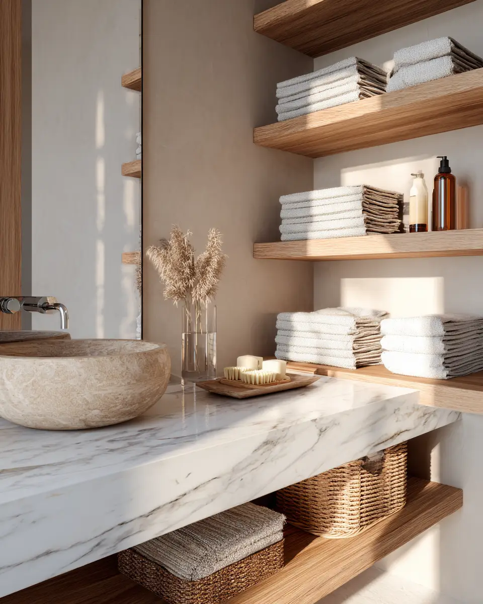 Natural Bathroom Decor Ideas