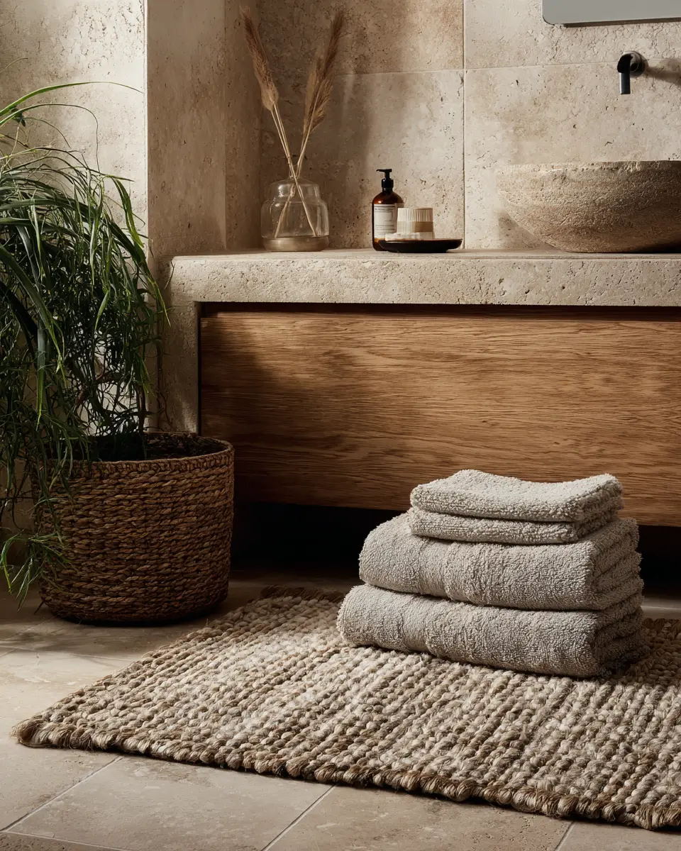 Natural Bathroom Decor Ideas