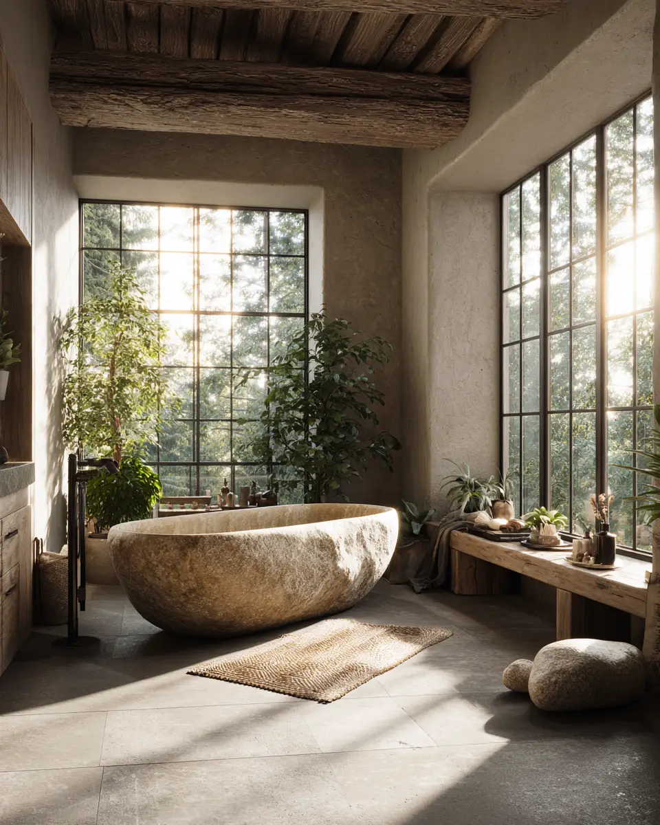 Natural Bathroom Decor Ideas