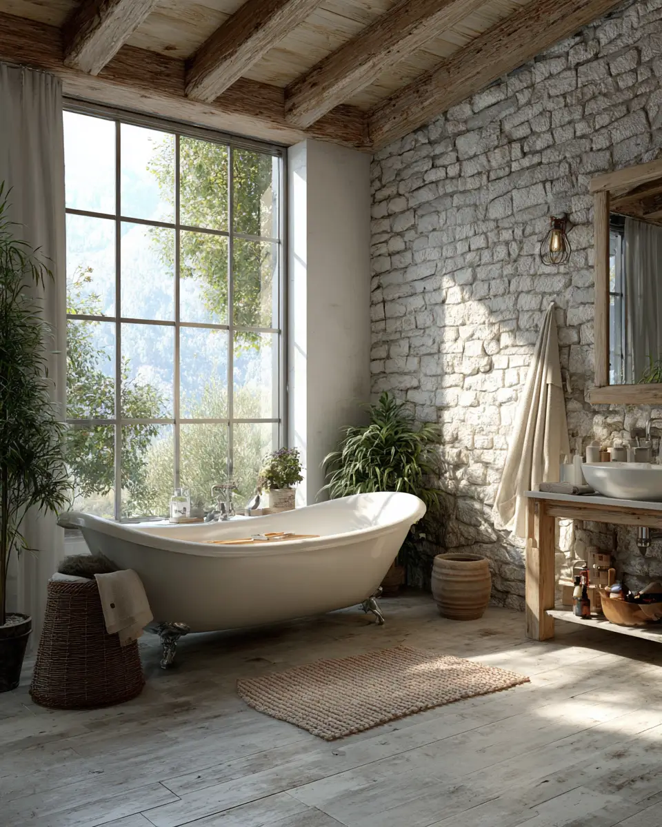 Natural Bathroom Decor Ideas