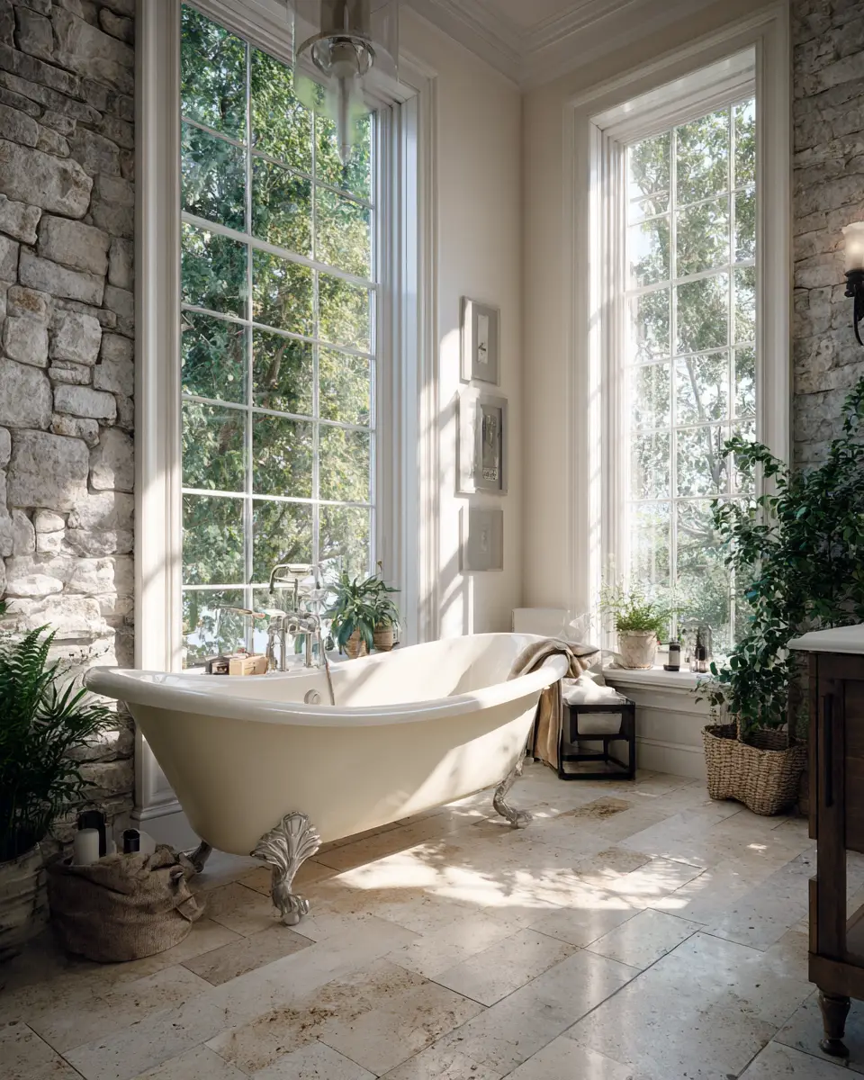 Natural Bathroom Decor Ideas