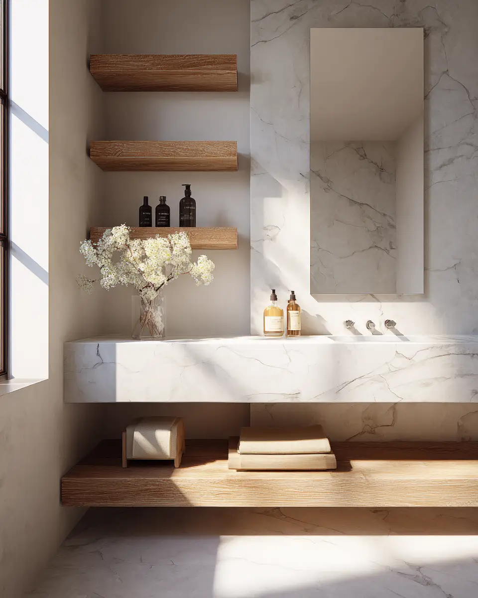 Natural Bathroom Decor Ideas