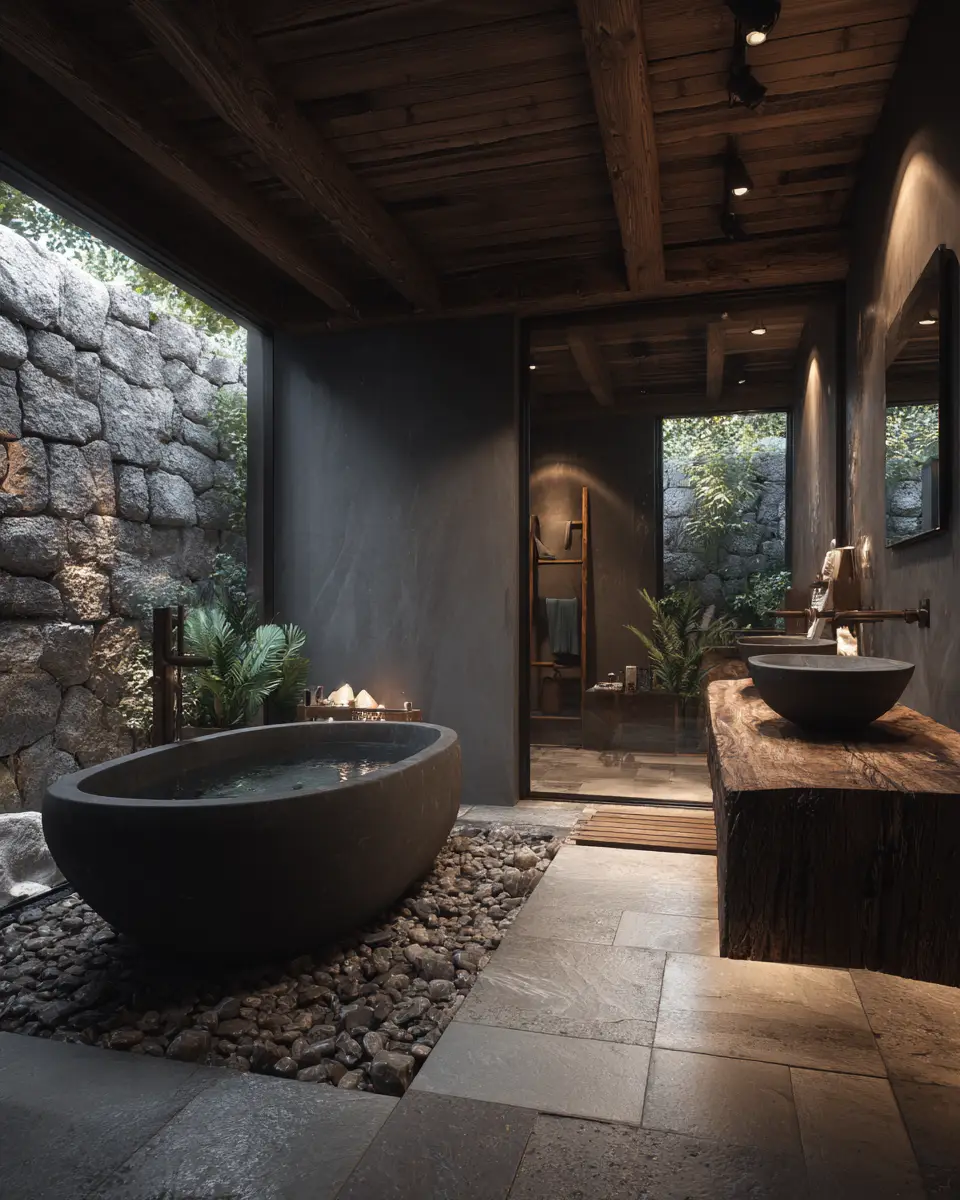 Natural Bathroom Decor Ideas