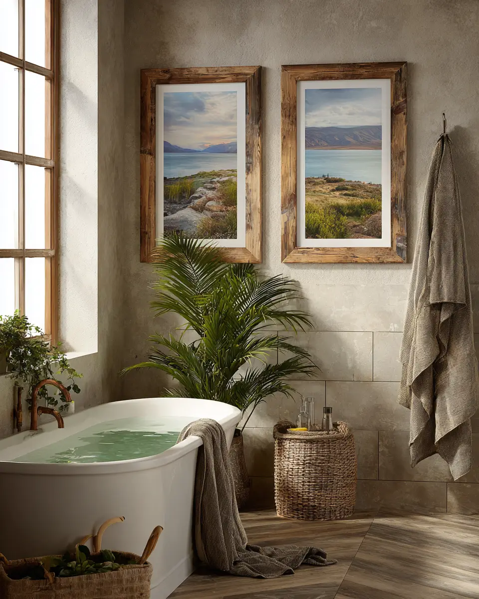 Natural Bathroom Decor Ideas