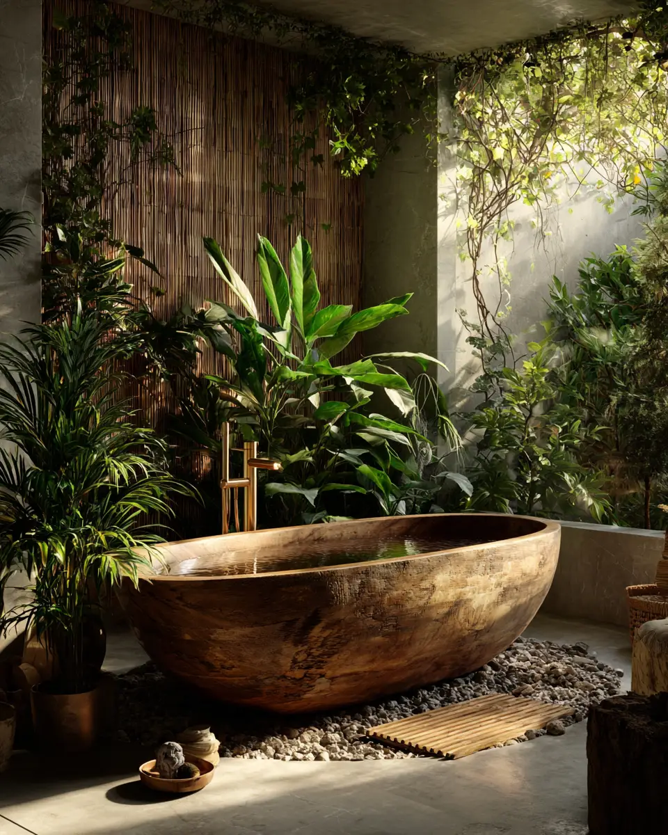 Natural Bathroom Decor Ideas