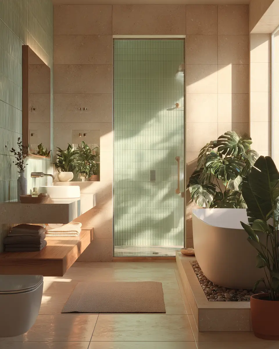 Natural Bathroom Decor Ideas