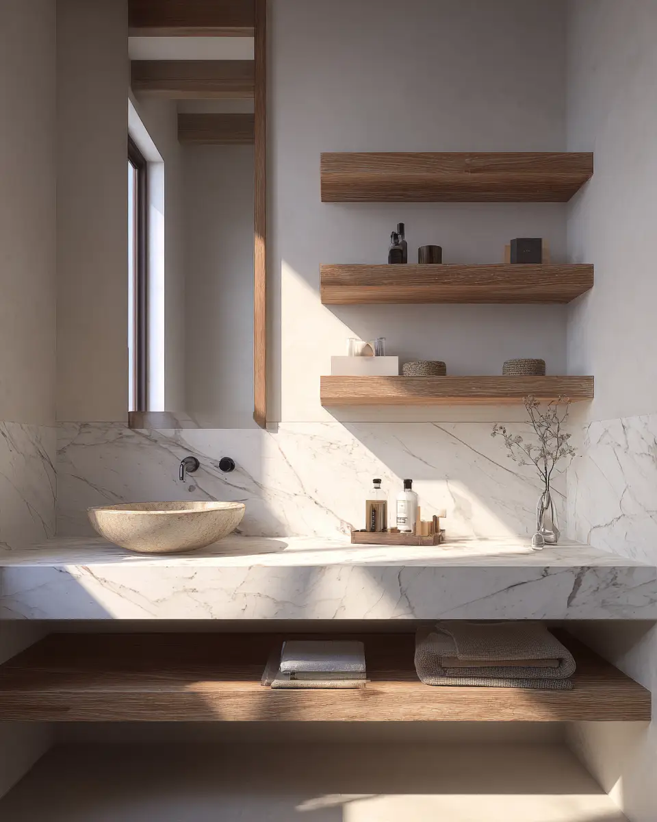 Natural Bathroom Decor Ideas