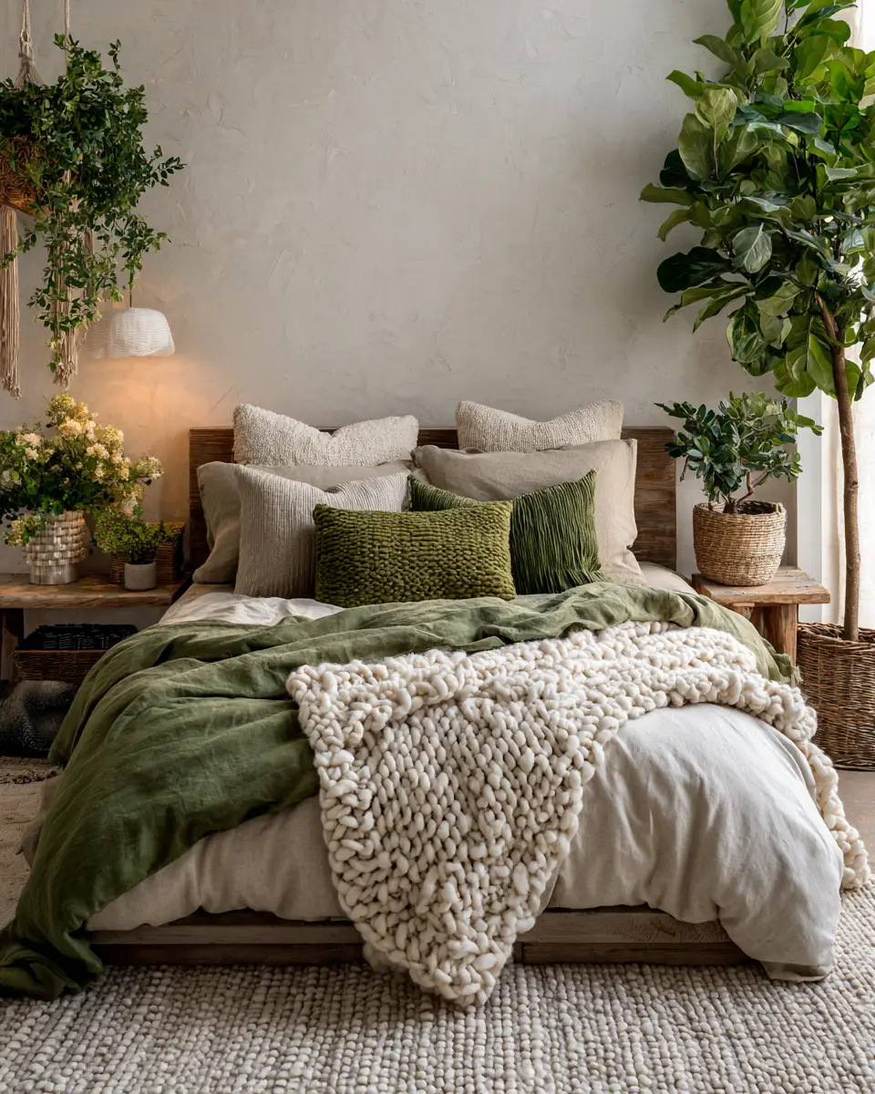 Natural Bedroom Decor Ideas