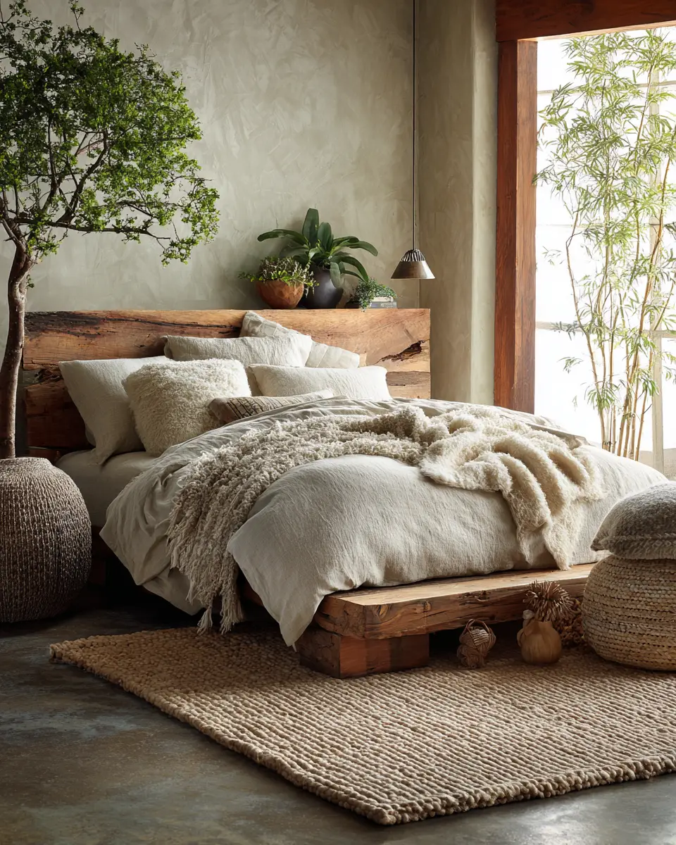 Natural Bedroom Decor Ideas