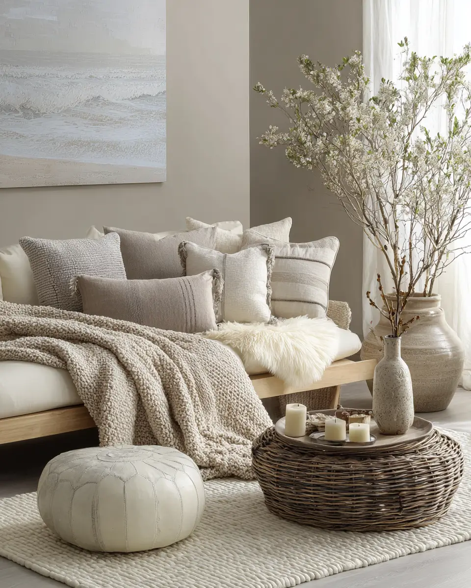 Natural Living Room Decor Ideas