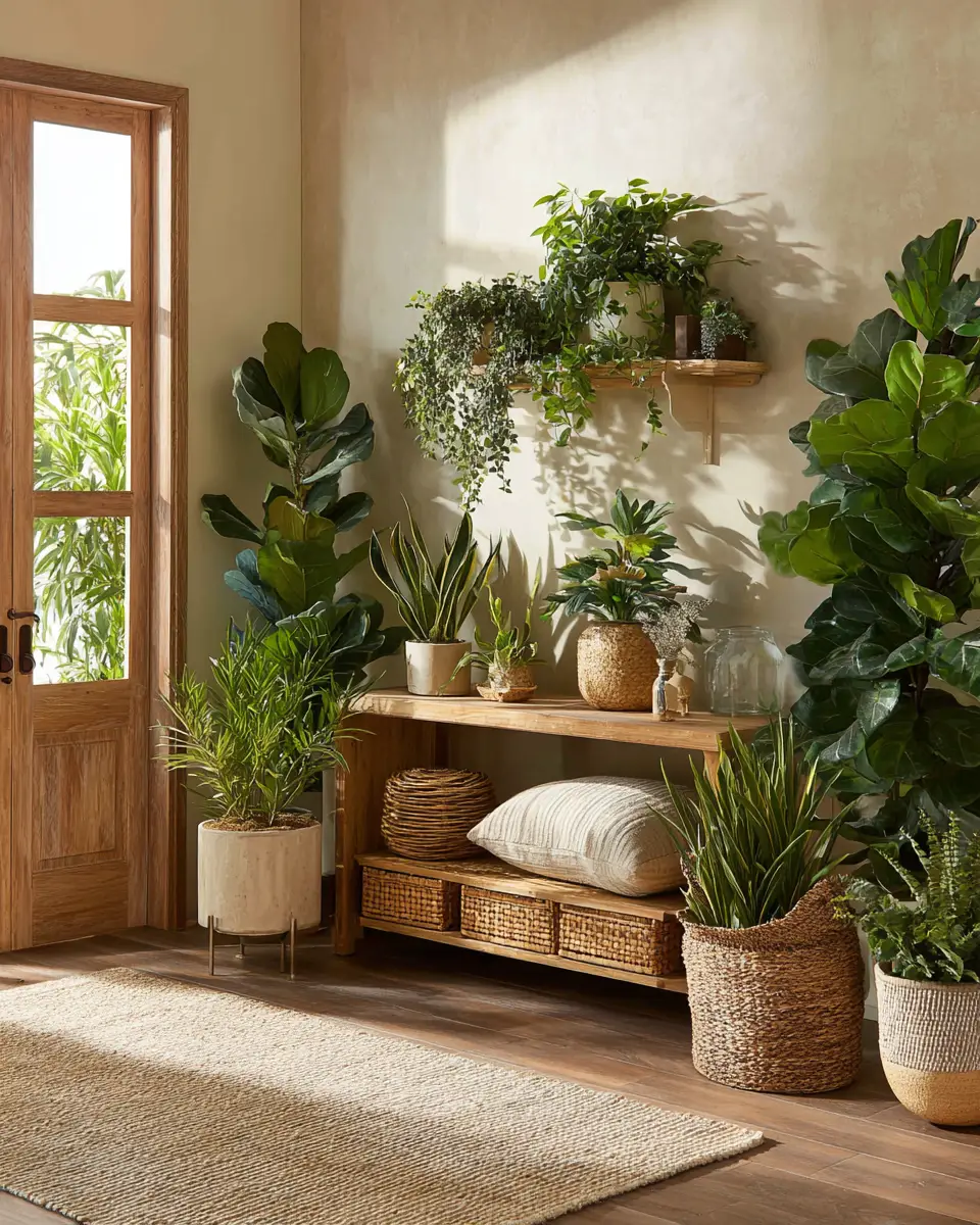 Natural Living Room Decor Ideas