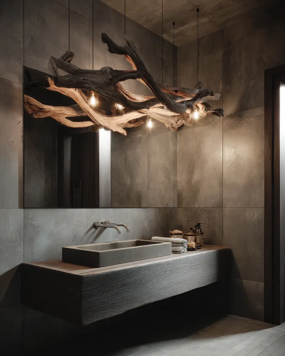 Natural Wood Bathroom Decor Ideas