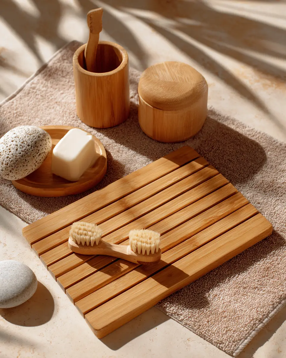 Natural Wood Bathroom Decor Ideas