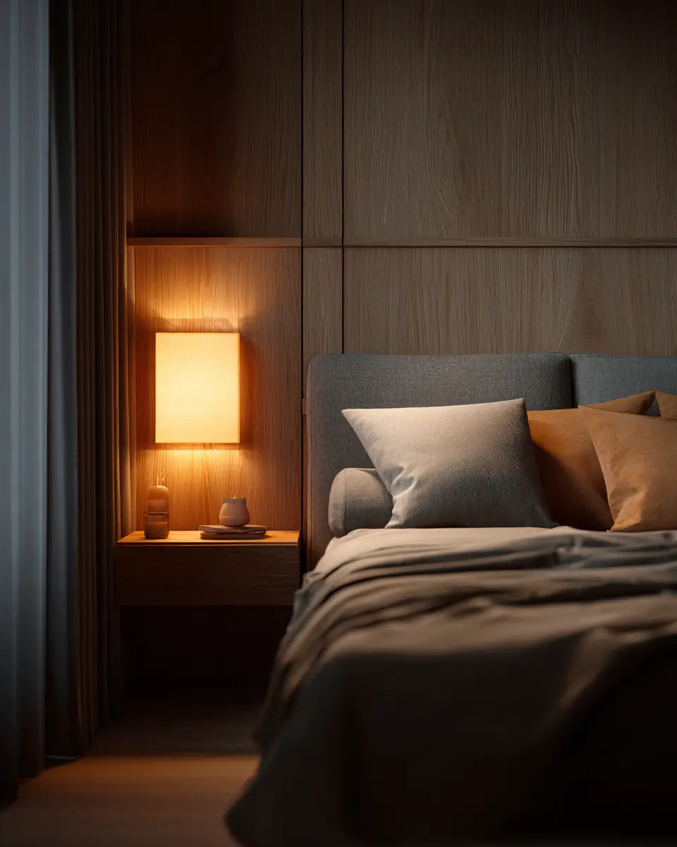 Natural Wood Classic Bedroom Decor Ideas - Featured